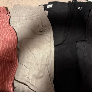 Stylish Pants Collection - Red, Beige, Black